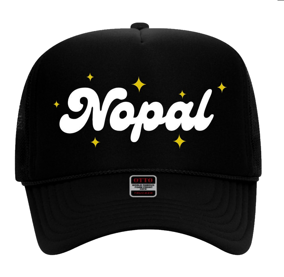 Nopal Black Trucker Hat.