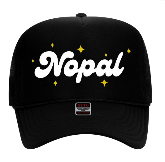 Nopal Black Trucker Hat.